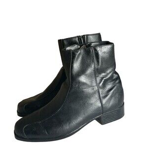 BAYTOWN QUALITY SHOES , BOOTS FOR MEN ZIPPER SIDE COLOR BLACK SIZD 11 WIDE